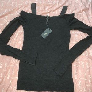 NWT Rag & Bone cold shoulder shirt